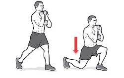 Demenstration on how to perform the Goblet Split Squat https://get-strong.fit