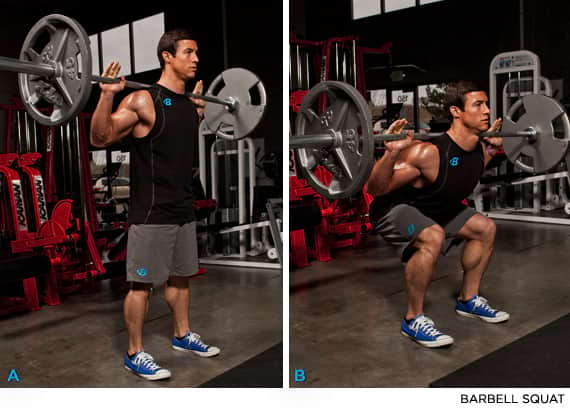 man showing how to perform the half squat https://get-strong.fit/Half-Squat-How-To-Exercise-Guide/Exercises