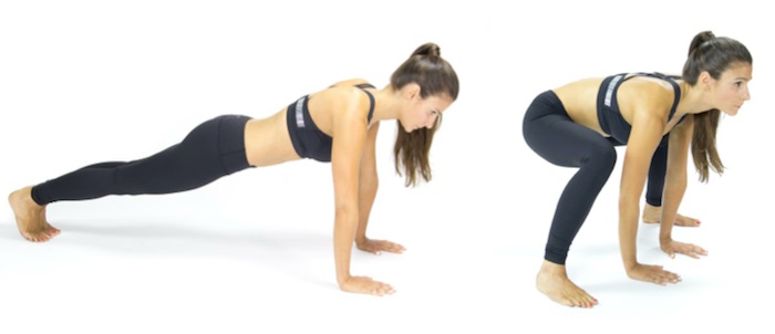 Woman showing how to perform the Side Push-Up Exercise https://get-strong.fit/Froggers-How-To-Exercise-Guide/Exercises