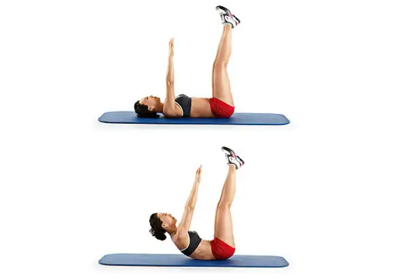 Toe Touch Crunch How To Exercise Guide Get Strong 